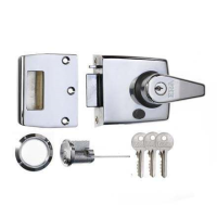 ERA 70mm Narrow 183/193 Deadlocking Nightlatch Polished Chrome