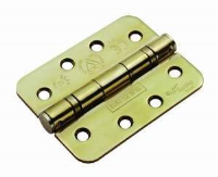 Eurospec 102mm x 76mm HIN1433/13 (Radiused) Enduro Hinge PVD Brass