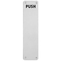 Eurospec 300mm x 75mm 'Push' Finger Plate SSS