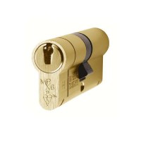 Eurospec 35mm/40mm MPX6 Euro Double Cylinder Polished Brass