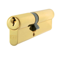 Eurospec 60mm Double Euro Cylinder Polished Brass