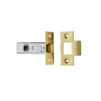 Eurospec 63mm (2.5") Standard Tubular Mortice Latch Electro Brass