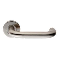 Eurospec CSL1190 19mm Safety Door Handle on Rose SSS