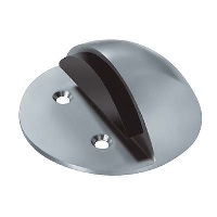 Eurospec Large Oval Floor Mounted Door Stop BSS