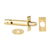 Eurospec Long Budget Mortice Door Bolt Electro Brass