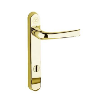 Eurospec ML050124 ProSecure UPVC Door Handle Polished Gold 