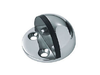 Eurospec Oval Floor Mounted Door Stop BSS