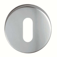 Eurospec Standard Key Escutcheon Satin Aluminium