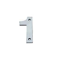 Eurospec SteelWorx 100mm '1' House Number SSS