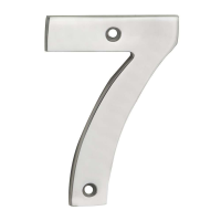 Eurospec SteelWorx 100mm '7' House Number SSS