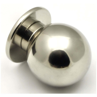 Eurospec SteelWorx 25mm Diameter Round Ball Cupboard Knob BSS