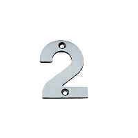 Eurospec SteelWorx 50mm '2' House Number SSS