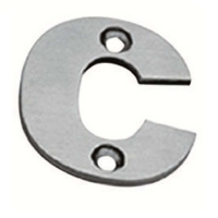 Eurospec SteelWorx 89mm 'C' House Letter SSS