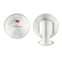 Eurospec SteelWorx Designer Indicator Bathroom Turn & Release BSS