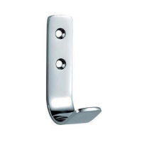 Eurospec SteelWorx Flat Coat Hook BSS