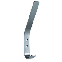 Eurospec SteelWorx Flat Hat & Coat Hook BSS