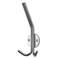 Eurospec SteelWorx Hat & Double Coat Hook BSS