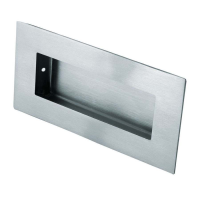 Eurospec SteelWorx Rectangular Flush Pull Handle SSS