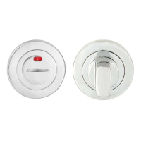 Eurospec SteelWorx Standard Indicator Bathroom Turn & Release BSS