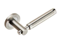 Eurospec SteelWorx SWL Astoria Door Handle on Rose Dual BSS/SSS