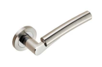 Eurospec SteelWorx SWL Valiant Door Handle on Rose Dual BSS/SSS