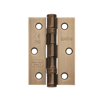 Excel Hardware 76mm Ball Bearing Butt Hinge Antique Brass