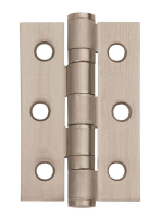 Excel Hardware 76mm Steel Ball Bearing Butt Hinge Satin Nickel