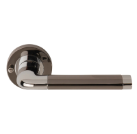 Excel Hardware Argo (Privacy) Door Handle On Rose Dual Chrome/Black Nickel