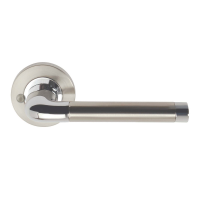 Excel Hardware Argo (Privacy) Door Handle On Rose Dual Chrome/Nickel