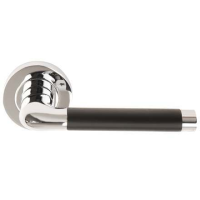 Excel Hardware Argo Door Handle on Rose Dual Chrome/Black