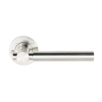 Excel Hardware Astro (Privacy) Door Handle On Rose Satin Nickel