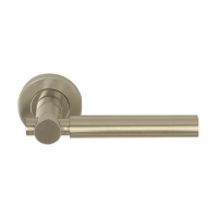 Excel Hardware Astro Door Handle on Rose Satin Nickel