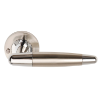 Excel Hardware Atlas (Privacy) Door Handle On Rose Dual Chrome/Nickel