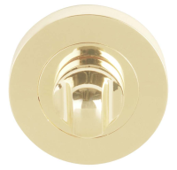 Excel Hardware Bathroom Turn & Release Electro Brass