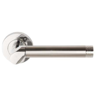 Excel Hardware Callisto Door Handle on Rose Dual Chrome