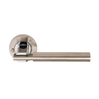 Excel Hardware Chronos (Privacy) Door Handle On Rose Dual Chrome/Nickel