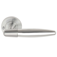 Excel Hardware Eros (Privacy) Door Handle On Rose Dual Chrome