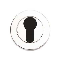 Excel Hardware Euro Escutcheon Polished Chrome