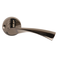 Excel Hardware Flex (Privacy) Door Handle On Rose Black Nickel