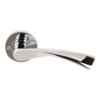 Excel Hardware Flex (Privacy) Door Handle On Rose Polished Chrome