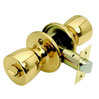 Excel Hardware Privacy Guardian Door Knob Set Polished Brass