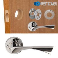 Excel Hardware Renova Flex Privacy Door Handle Adaptor Kit Polished Chrome