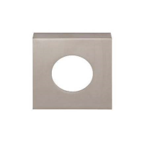 Excel Hardware Renova Square Cover Rose Satin Chrome