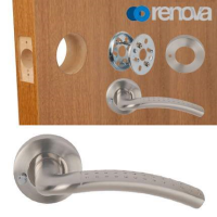 Excel Hardware Renova Torrado Privacy Door Handle Adaptor Kit Satin Chrome