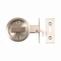 Excel Hardware Round Sliding Bathroom Door Lock SSS