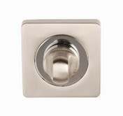 Excel Hardware Square Bathroom Turn & Release Dual Chrome/Nickel