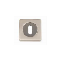 Excel Hardware Square Standard Escutcheon Dual Chrome/Nickel