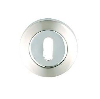 Excel Hardware Standard Escutcheon Dual Chrome