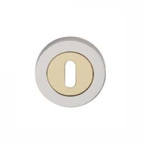 Excel Hardware Standard Escutcheon Dual Chrome/Brass