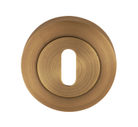 Excel Hardware Standard Escutcheon Matt Antique Brass